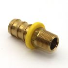 1/4 In Brass Male NPT Push On Fitting  for 1/4 In Hose  Campbell BMP-0404