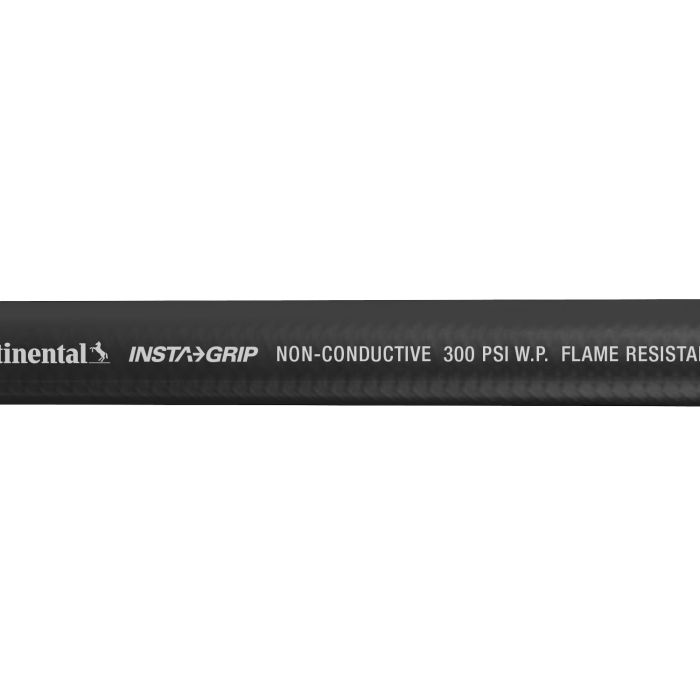 1/4 In I.D. Continental Black Instagrip 300 PSI Air and Water Bulk Hose Priced Per Foot (No End Fittings)