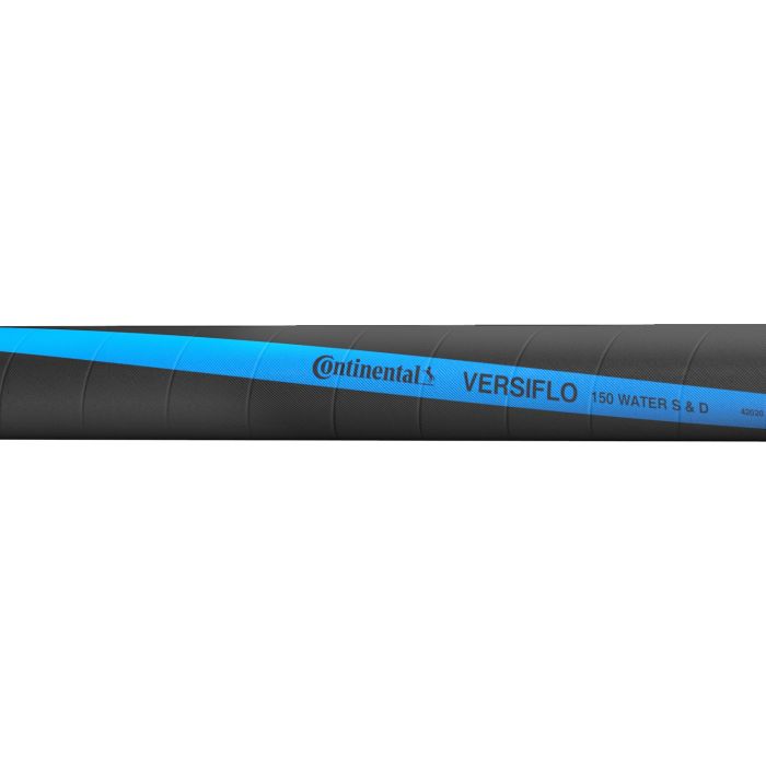 1-1/2 In I.D. Continental Black Versiflo 150 PSI Water Suction and Discharge Bulk Hose Priced Per Foot (No End Fittings)