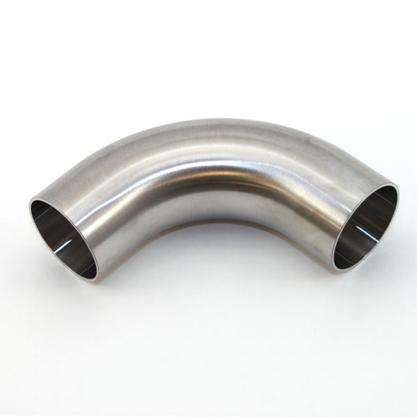 3 In T304 Stainless Steel 2CW 90 Degree Elbow  Sanitary Weld 