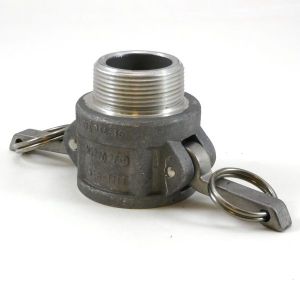 1-1/4 In Aluminum Cam and Groove Part B Female Coupler x MIP  Ever-Tite 12BAL 633B