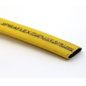 2 In I.D. ContiTech Yellow Spiraflex 200 PSI Water Layflat Configurable Hose Assembly with Crimped Ends