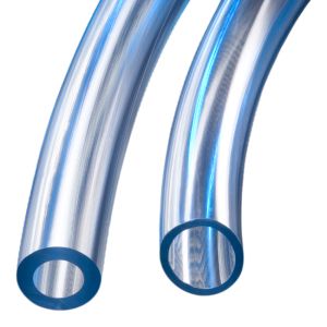 1/4 In ID x 3/8 In OD Kuri-Tec® KLEARON™ 73 Series K010 Clear Non-Toxic Food & Beverage PVC Tubing for Beer  Wine  Water  Air (1/16 In Wall)