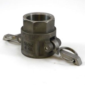 1-1/4 In Stainless Steel Cam and Groove Part D Female Coupler x FIP  Ever-Tite 733DL