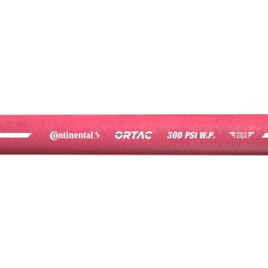 1 In I.D. Continental Red Ortac 300 PSI Air and Water Bulk Hose Priced Per Foot (No End Fittings)
