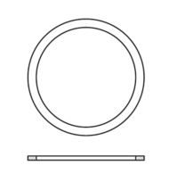 4 In PTFE 40IT Gasket  I-Line