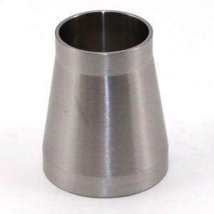 2 x 1-1/2 In T304 Stainless Steel 31W Concentric Reducer  Sanitary Weld 