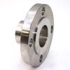 S10 Type A T304 Stainless Steel Stub End with 150# T304 Stainless Steel Lap Joint Floating Flange, T304 Stainless Steel, 1 in
