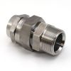 Swivel Male NPT, T316 Stainless Steel (Two Pieces - SAE/JIC Female Swivel and Male JIC x Male NPT Adapter), 1 in