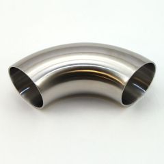3 In T304 Stainless Steel B2CW-7 90 Degree Elbow  Sanitary Weld 